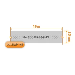 ALUKAP-XR Aluminium Silver Effect Anti-dust Tape (L)10m (W)25mm -Trade Point Sale Shop alukap xr aluminium silver effect anti dust tape l 10m w 25mm5060865934006 01t bq