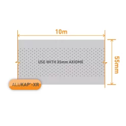 ALUKAP-XR Aluminium Silver Effect Anti-dust Tape (L)10m (W)55mm 2 ALUKAP-XR Aluminium Silver Effect Anti-dust Tape (L)10m (W)55mm -Trade Point Sale Shop alukap xr aluminium silver effect anti dust tape l 10m w 55mm5060865934037 01t bq