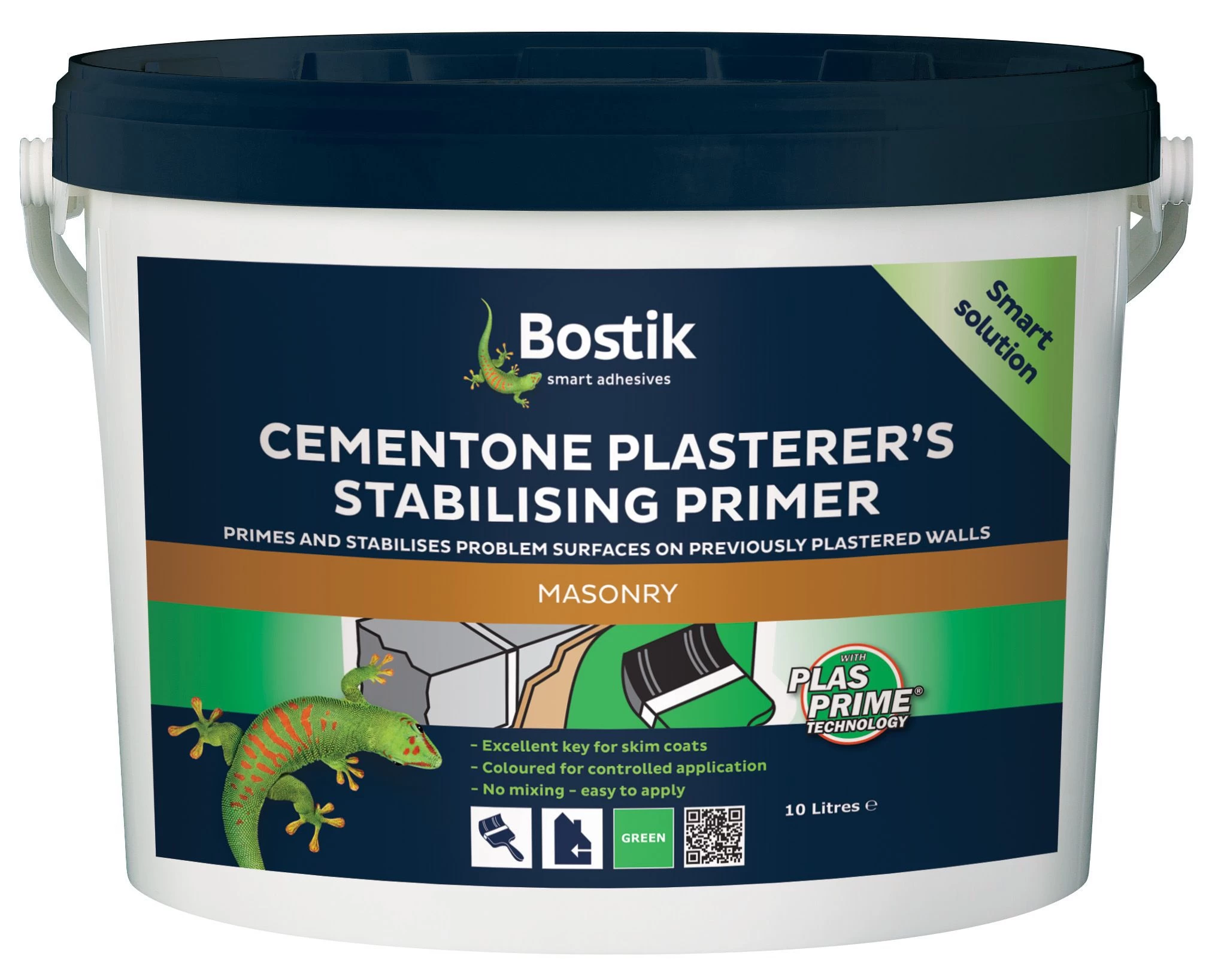Bostik Cementone Green Stabilising primer, 10L Tub Bostik Cementone Green Stabilising Primer, 10L Tub -Trade Point Sale Shop bostik cementone green stabilising primer 10l tub5010591365940 02c