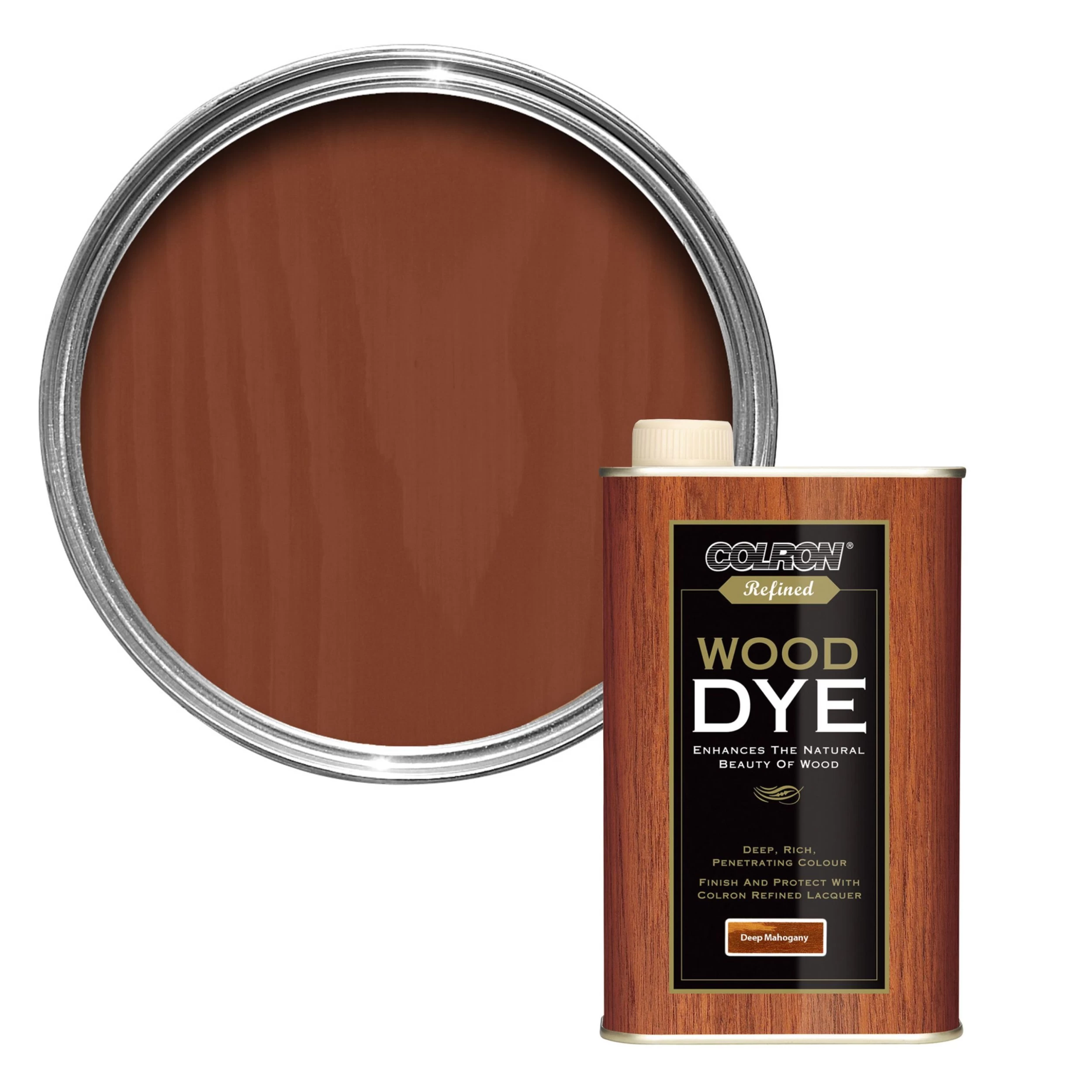Colron Refined Deep mahogany Wood dye, 0.25L Colron Refined Deep Mahogany Wood Dye, 0.25L -Trade Point Sale Shop colron refined deep mahogany wood dye 0 25l5010214868926 02c bq scaled