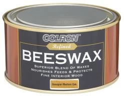 Colron Refined Georgian Medium Oak Matt Furniture Wax Beeswax, 0.4L