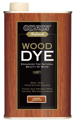 Colron Refined Georgian Medium Oak Matt Wood Dye, 0.5L