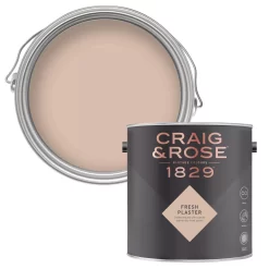Craig & Rose 1829 Fresh Plaster Chalky Emulsion Paint, 2.5L