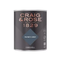 Craig & Rose 1829 Payne's Grey Eggshell Wall Paint, 750ml 2 Craig & Rose 1829 Payne's Grey Eggshell Wall Paint, 750ml -Trade Point Sale Shop craig rose 1829 payne s grey eggshell wall paint 750ml5036211066615 08c bq