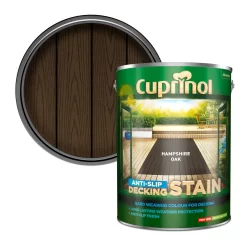 Cuprinol Anti-slip Hampshire Oak Decking Wood Stain, 5L