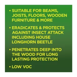 Cuprinol Clear Woodworm Killer, 1L 3 Cuprinol Clear Woodworm Killer, 1L -Trade Point Sale Shop cuprinol clear woodworm killer 1l5010212591604 01t bq