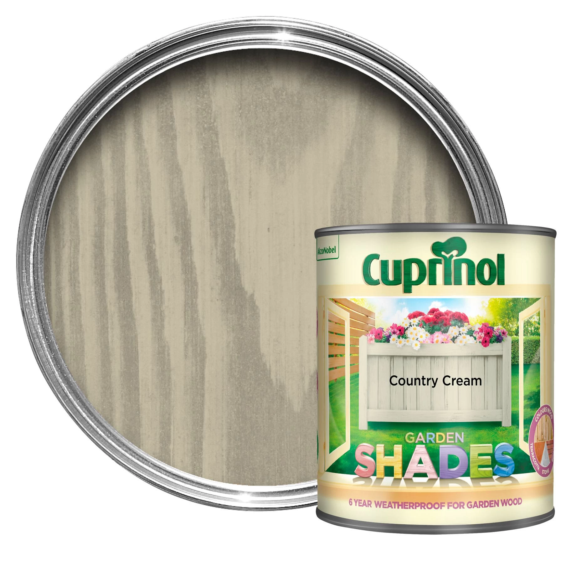 Cuprinol Garden shades Country cream Matt Multi-surface Exterior Wood paint, 1L Cuprinol Garden Shades Country Cream Matt Multi-surface Exterior Wood Paint, 1L -Trade Point Sale Shop cuprinol garden shades country cream matt multi surface exterior wood paint 1l5010368066162 02c bq
