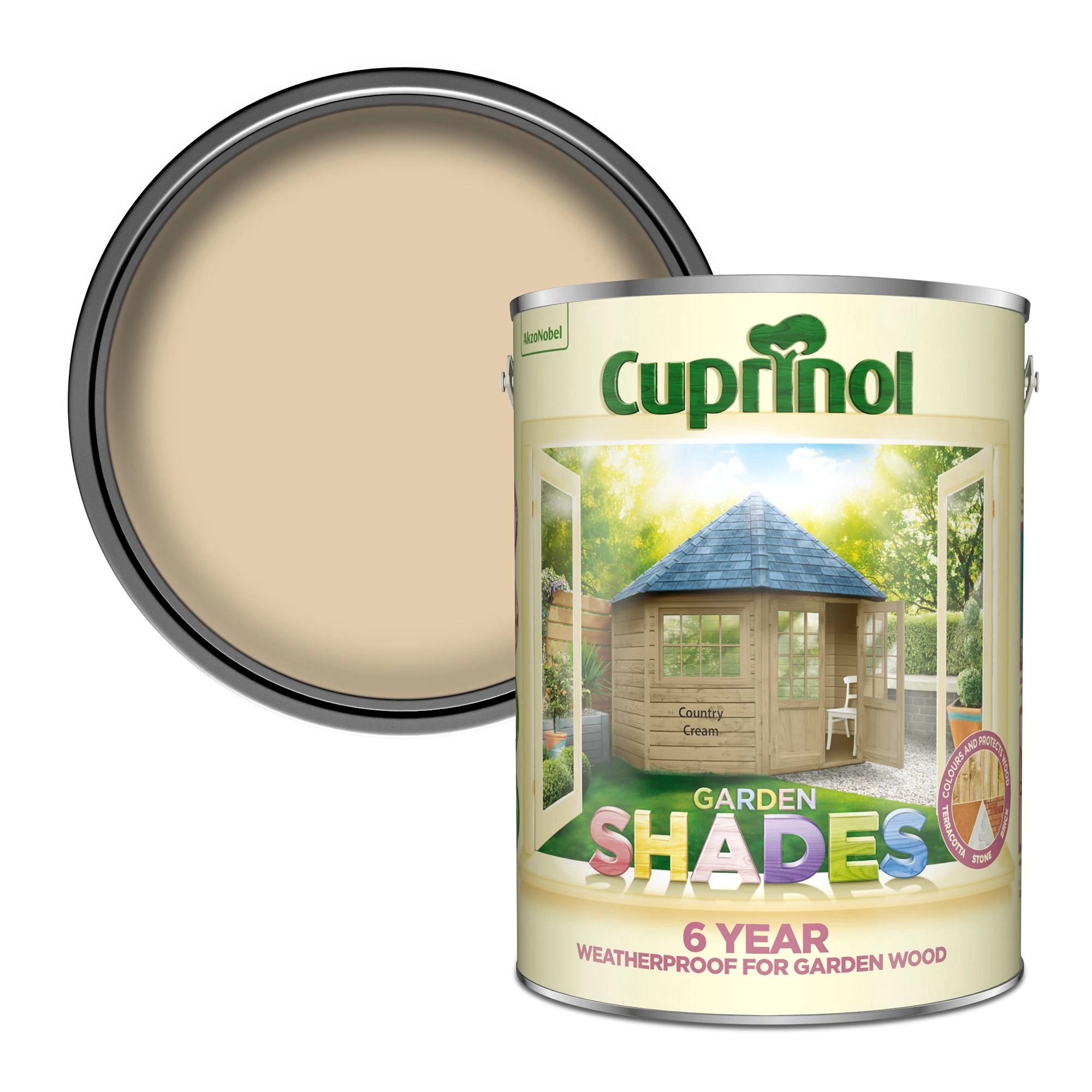 Cuprinol Garden shades Country cream Matt Multi-surface Exterior Wood paint, 5L Cuprinol Garden Shades Country Cream Matt Multi-surface Exterior Wood Paint, 5L -Trade Point Sale Shop cuprinol garden shades country cream matt multi surface exterior wood paint 5l5010212513088 02c bq