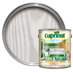 Cuprinol Garden Shades White Daisy Matt Multi-surface Exterior Wood Paint, 2.5L