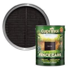 Cuprinol Less Mess Fence Care Rich Oak Matt Treatment, 5L