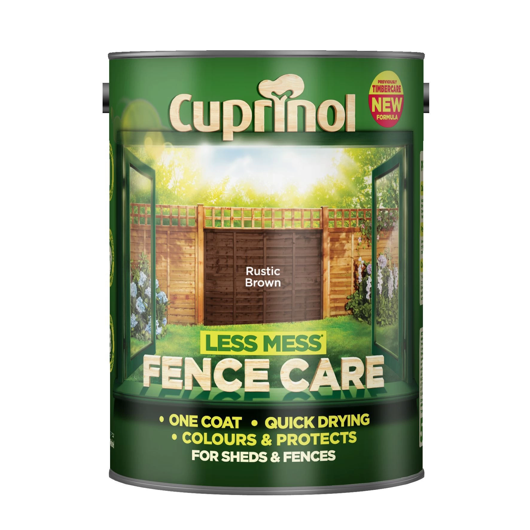 Cuprinol Less mess fence care Rustic brown Matt Exterior Wood paint, 5L Cuprinol Less Mess Fence Care Rustic Brown Matt Exterior Wood Paint, 5L -Trade Point Sale Shop cuprinol less mess fence care rustic brown matt exterior wood paint 5l5010212572795 08c bq