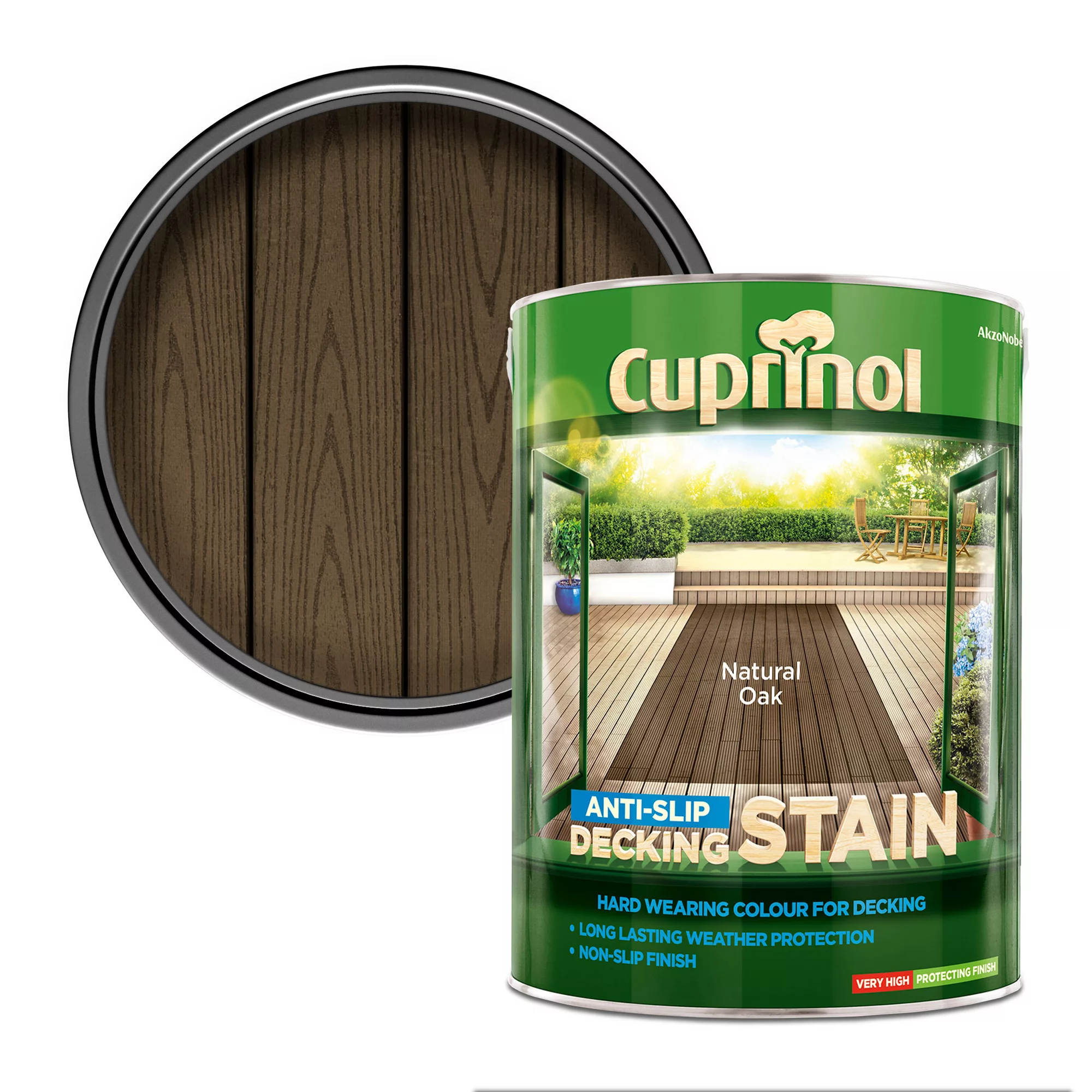 Cuprinol Natural oak Matt Decking Wood stain, 5L Cuprinol Natural Oak Matt Decking Wood Stain, 5L -Trade Point Sale Shop cuprinol natural oak matt decking wood stain 5l5010212557556 02c bq
