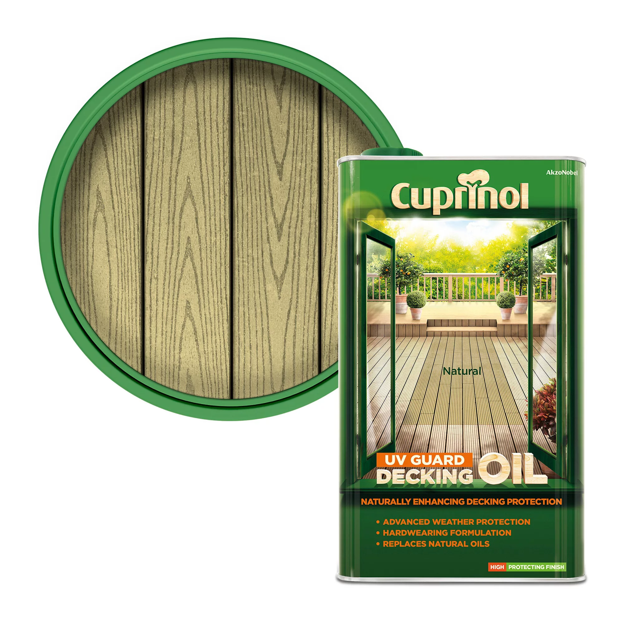 Cuprinol UV guard Natural Matt UV resistant Decking Wood oil, 5L Cuprinol UV Guard Natural Matt UV Resistant Decking Wood Oil, 5L -Trade Point Sale Shop cuprinol uv guard natural matt uv resistant decking wood oil 5l5010212557624 02c bq