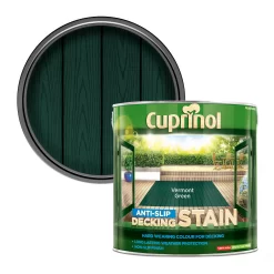 Cuprinol Vermont Green Matt Decking Wood Stain, 2.5L