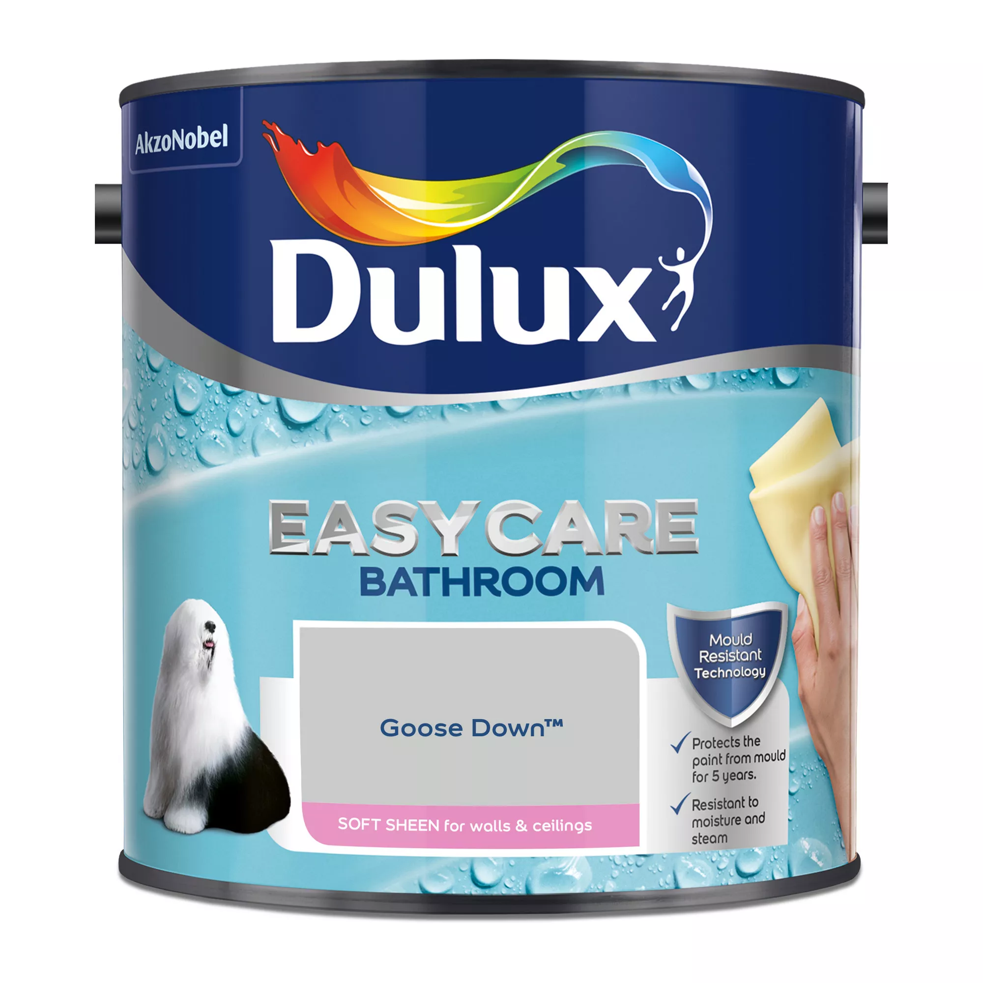 Dulux Easycare Bathroom Goose Down Soft sheen Wall paint, 2.5L Dulux Easycare Bathroom Goose Down Soft Sheen Wall Paint, 2.5L -Trade Point Sale Shop dulux easycare bathroom goose down soft sheen wall paint 2 5l5010212668559 08c bq