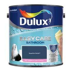 Dulux Easycare Bathroom Sapphire Salute Soft Sheen Wall Paint, 2.5L -Trade Point Sale Shop dulux easycare bathroom sapphire salute soft sheen wall paint 2 5l5010212668566 08c bq