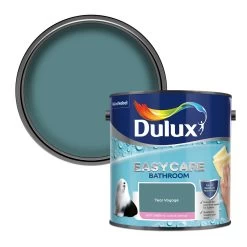 Dulux Easycare Bathroom Teal Voyage Soft Sheen Wall Paint, 2.5L