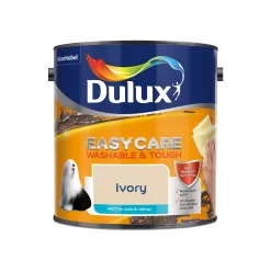 Dulux Easycare Ivory Matt Emulsion Paint, 2.5L -Trade Point Sale Shop dulux easycare ivory matt emulsion paint 2 5l5010212623985 08c bq