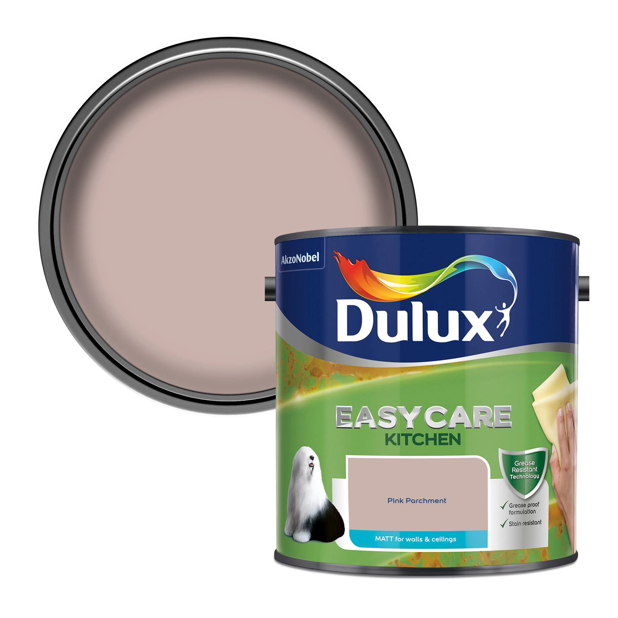 Dulux Easycare Kitchen Pink Parchment Matt Wall paint, 2.5L Dulux Easycare Kitchen Pink Parchment Matt Wall Paint, 2.5L -Trade Point Sale Shop dulux easycare kitchen pink parchment matt wall paint 2 5l5010212668399 02c bq
