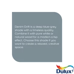 Dulux Easycare Washable & Tough Denim Drift Matt Wall Paint, 5L 5 Dulux Easycare Washable & Tough Denim Drift Matt Wall Paint, 5L -Trade Point Sale Shop dulux easycare washable tough denim drift matt wall paint 5l5010212659441 36c bq