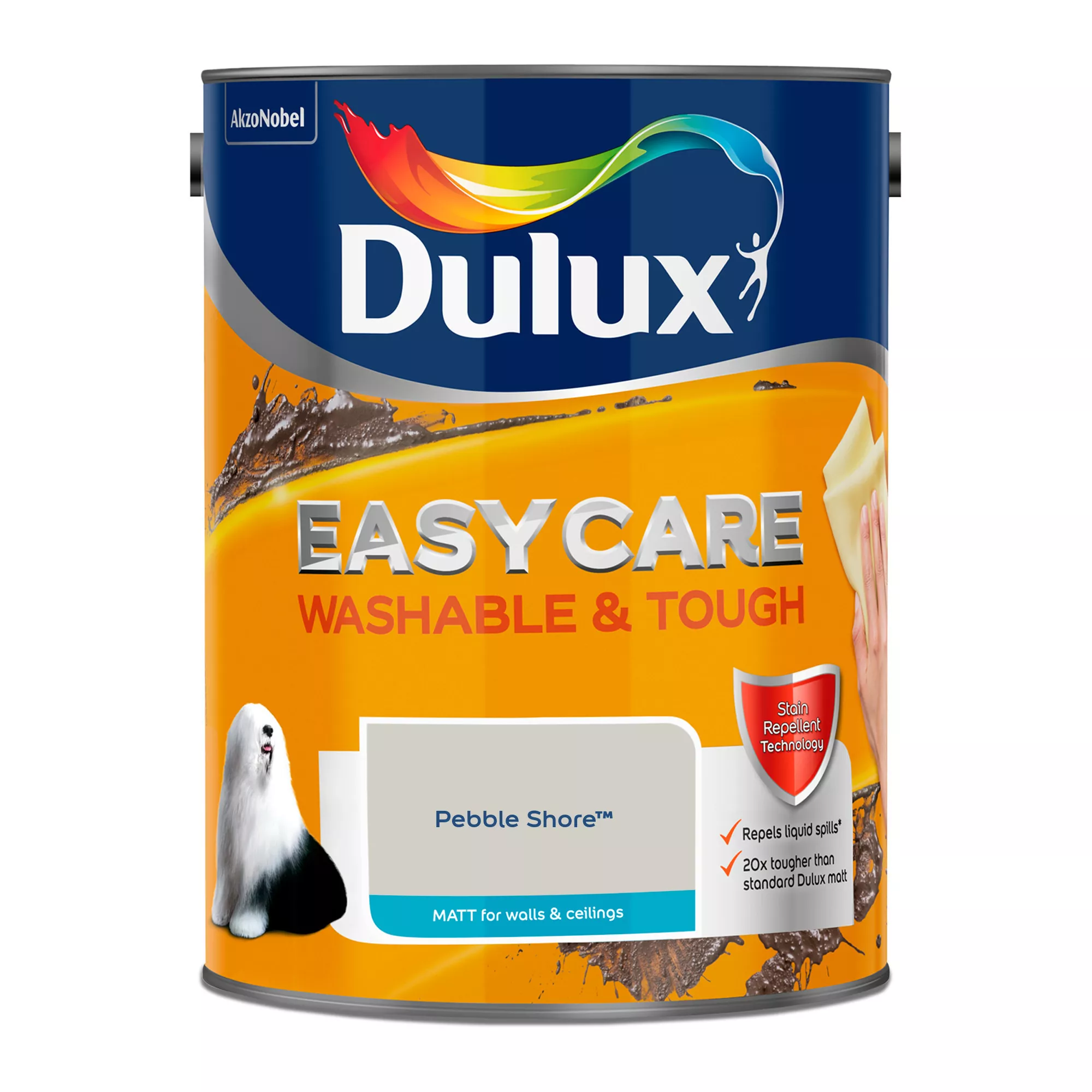 Dulux Easycare Washable & Tough Pebble Shore Matt Wall paint, 5L Dulux Easycare Washable & Tough Pebble Shore Matt Wall Paint, 5L -Trade Point Sale Shop dulux easycare washable tough pebble shore matt wall paint 5l5010212659458 08c bq