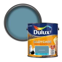 Dulux Easycare Washable & Tough Stonewashed Blue Matt Wall Paint, 2.5L