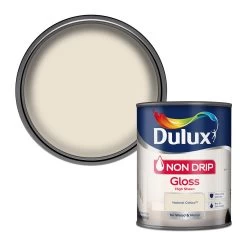Dulux Non Drip Natural Calico Gloss Metal & Wood Paint, 750ml