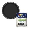 Dulux Quick Dry Black Eggshell Metal & Wood Paint, 750ml