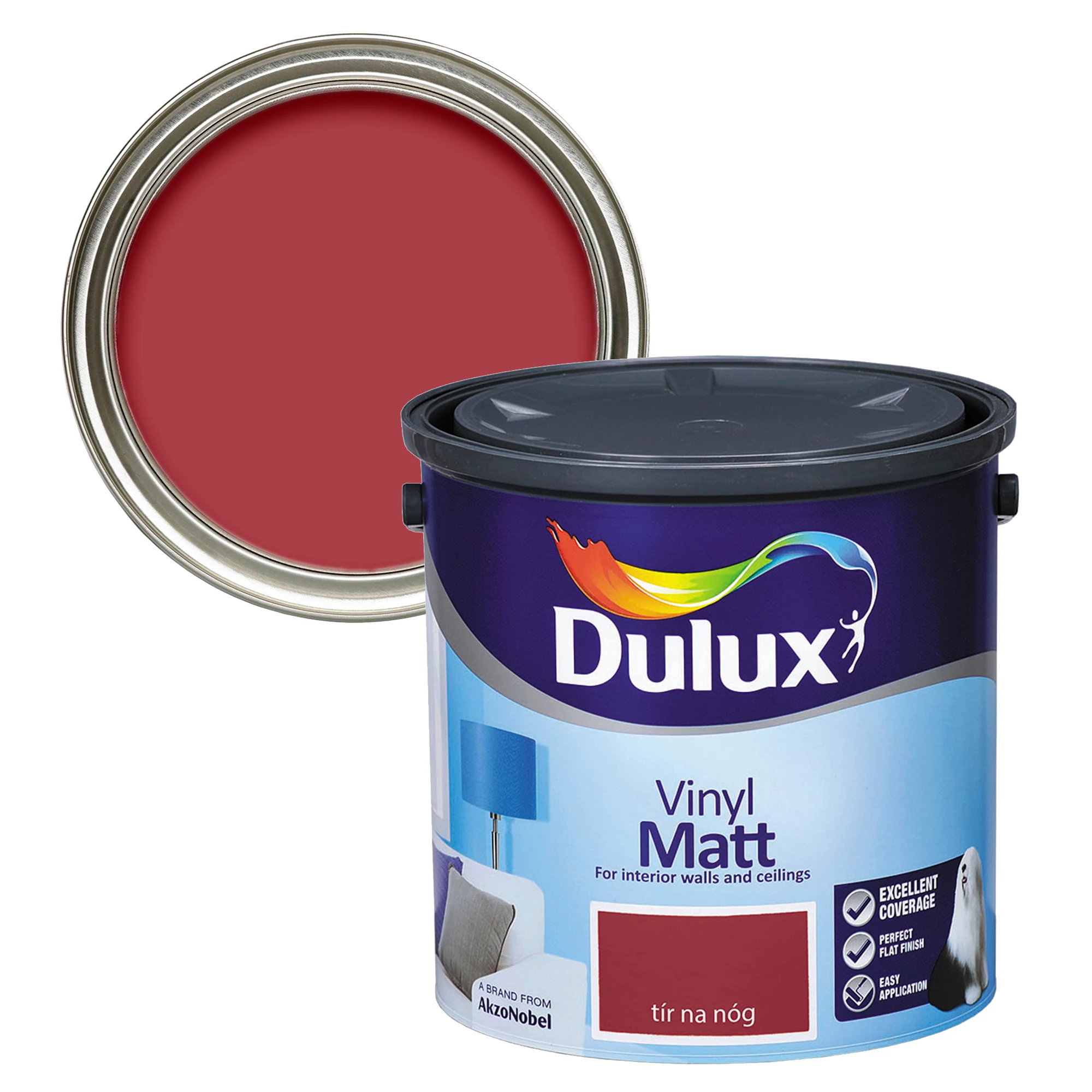 Dulux Tir na nog Vinyl matt Emulsion paint, 2.5L Dulux Tir Na Nog Vinyl Matt Emulsion Paint, 2.5L -Trade Point Sale Shop dulux tir na nog vinyl matt emulsion paint 2 5l5011060072697 02c bq