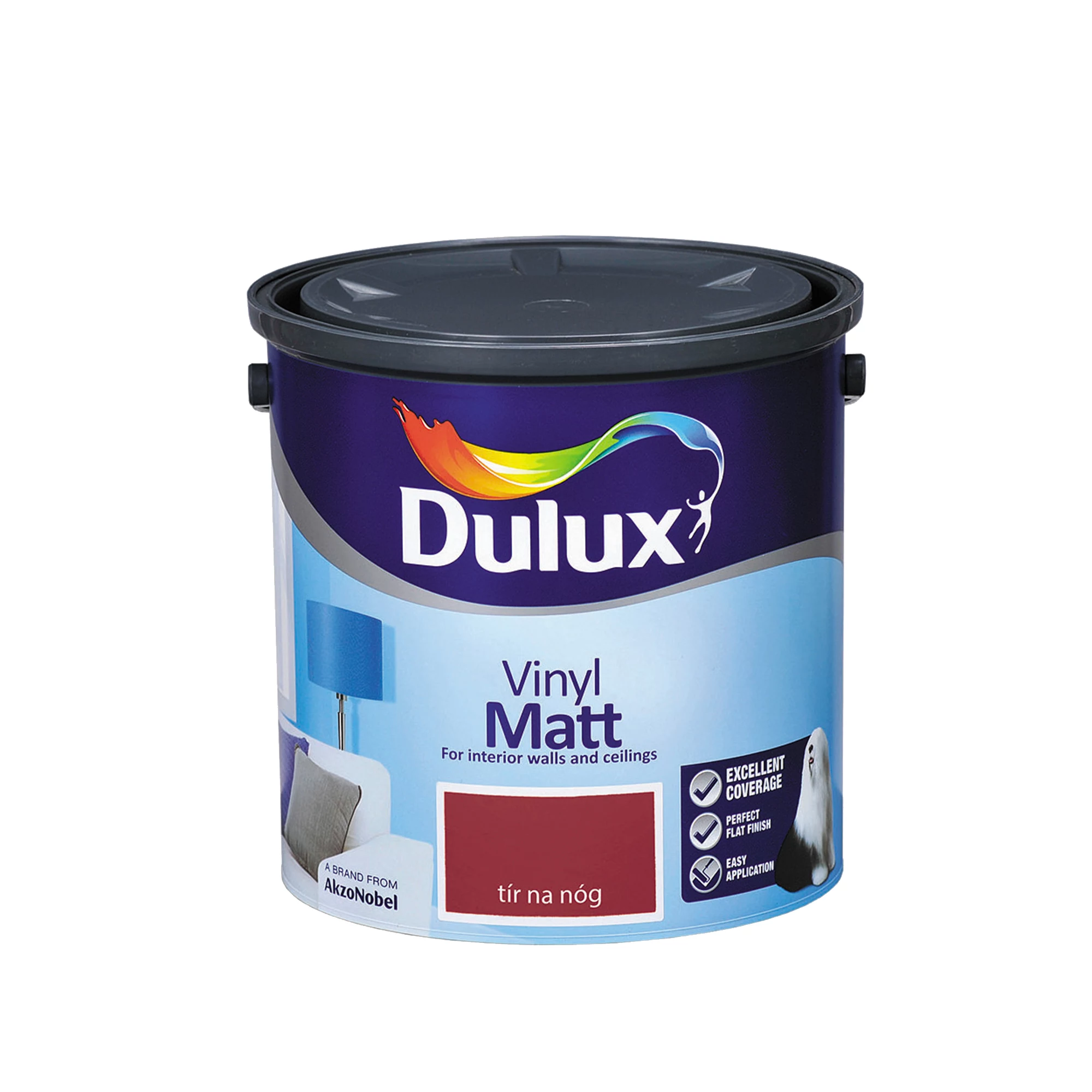 Dulux Tir na nog Vinyl matt Emulsion paint, 2.5L Dulux Tir Na Nog Vinyl Matt Emulsion Paint, 2.5L -Trade Point Sale Shop dulux tir na nog vinyl matt emulsion paint 2 5l5011060072697 08c bq
