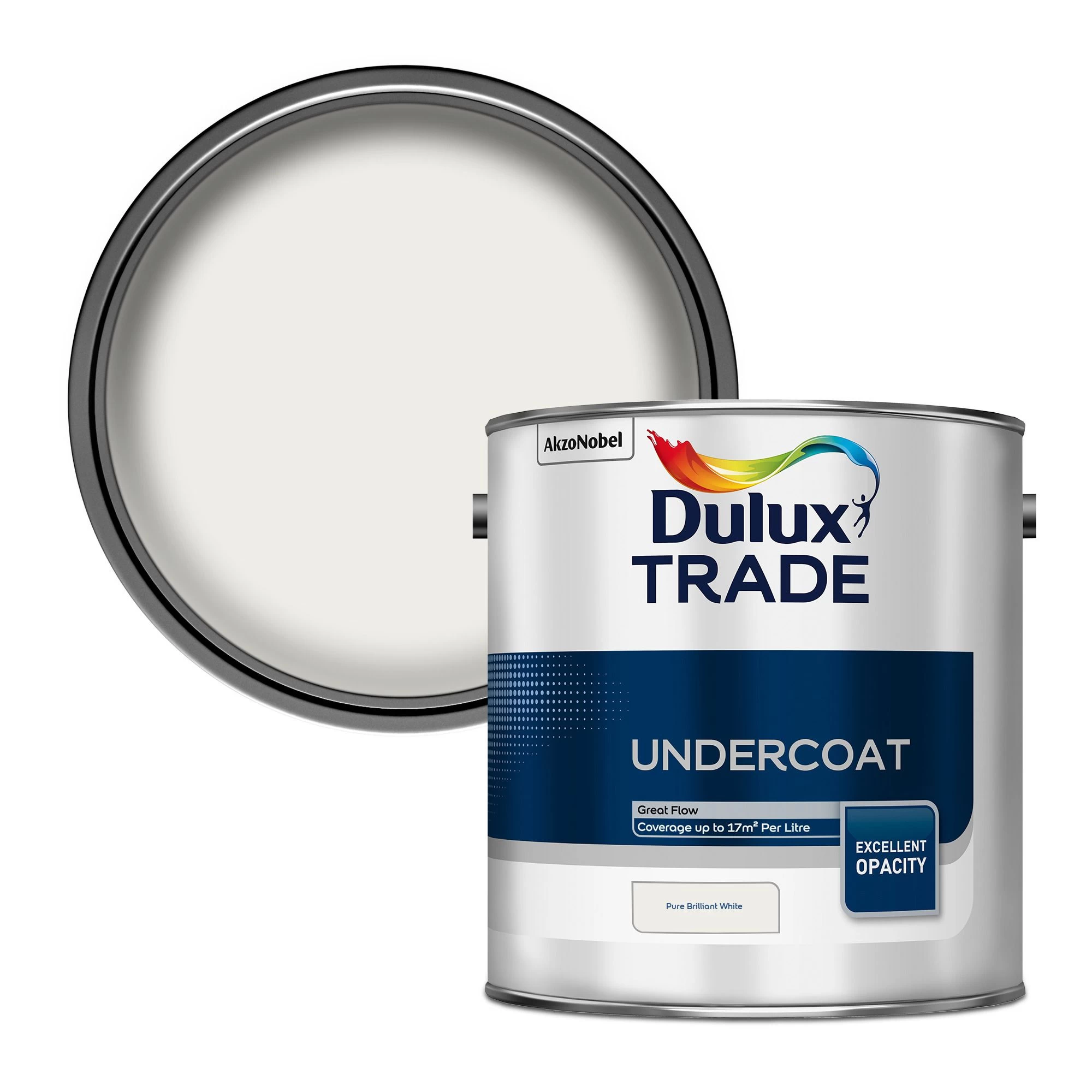 Dulux Trade Brilliant white Undercoat, 2.5L Dulux Trade Brilliant White Undercoat, 2.5L -Trade Point Sale Shop dulux trade brilliant white undercoat 2 5l5010212570395 02c bq