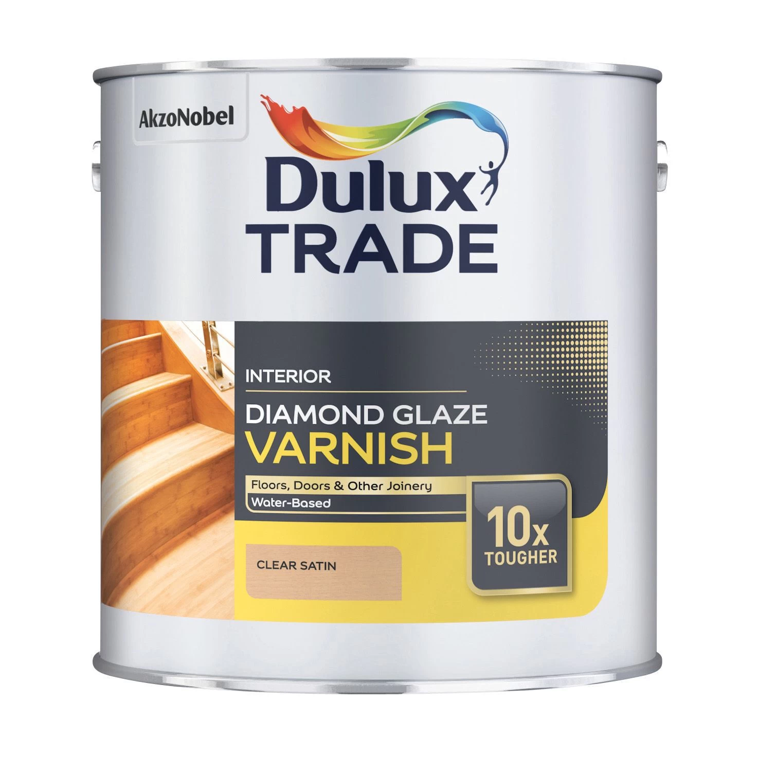 Dulux Trade Diamond Clear Satin Floor Wood varnish, 1L Dulux Trade Diamond Clear Satin Floor Wood Varnish, 1L -Trade Point Sale Shop dulux trade diamond clear satin floor wood varnish 1l5010212475775 08c bq