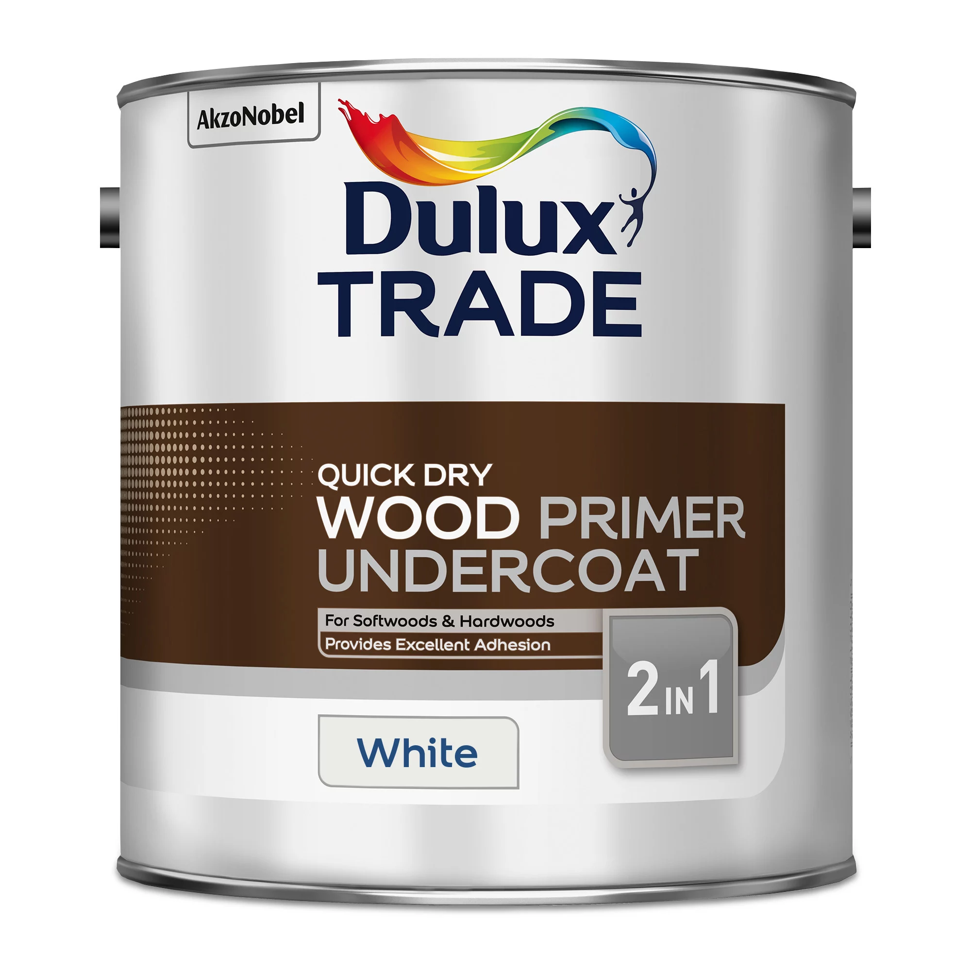 Dulux Trade White Wood Primer & undercoat, 2.5L Dulux Trade White Wood Primer & Undercoat, 2.5L -Trade Point Sale Shop dulux trade white wood primer undercoat 2 5l5010212105924 08c bq