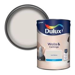 Dulux Walls & Ceilings Just Walnut Matt Emulsion Paint, 5L