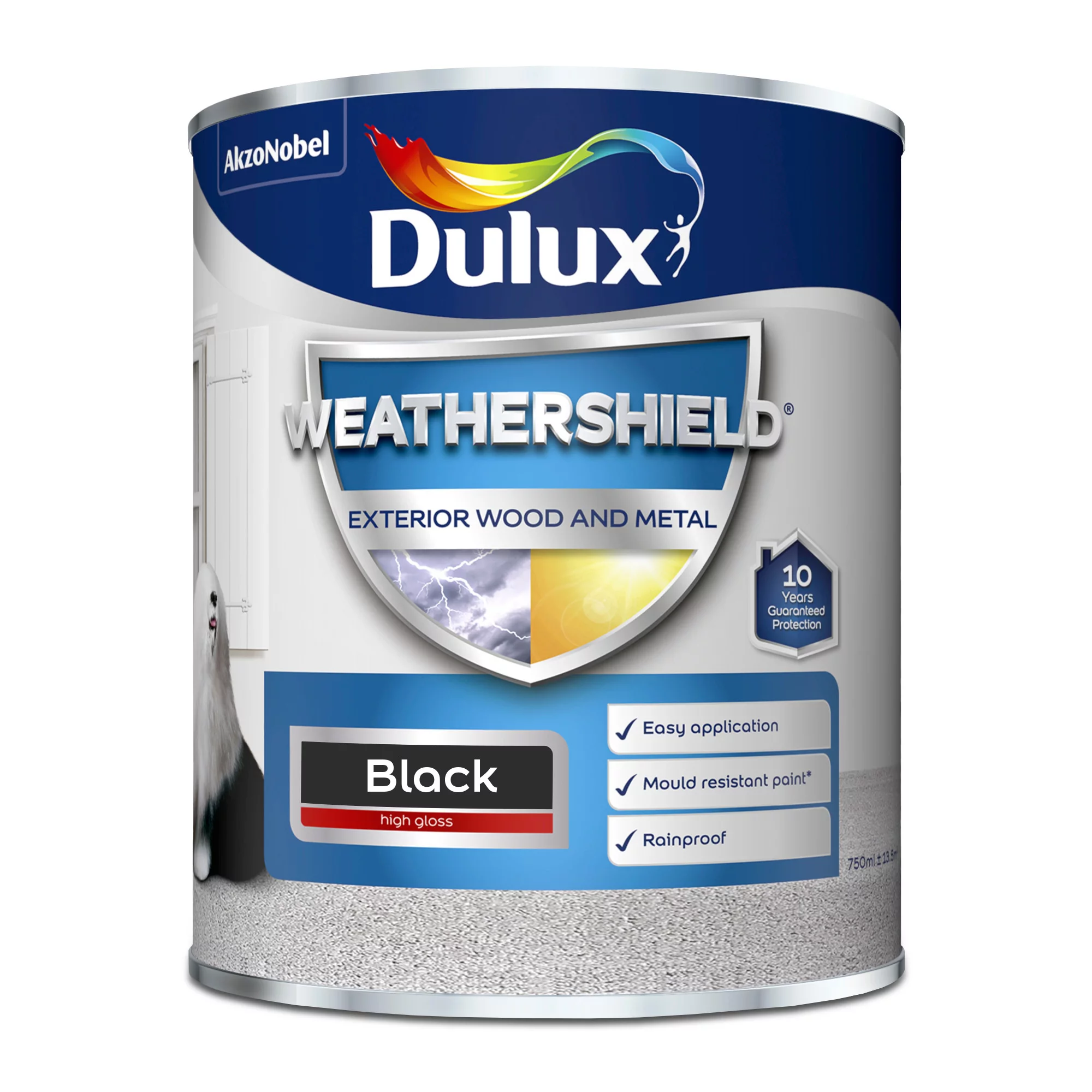 Dulux Weathershield Black Gloss Exterior Metal & wood paint, 750ml Dulux Weathershield Black Gloss Exterior Metal & Wood Paint, 750ml -Trade Point Sale Shop dulux weathershield black gloss exterior metal wood paint 750ml5010212431139 08c bq