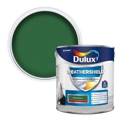 Dulux Weathershield Buckingham Green Gloss Exterior Metal & Wood Paint, 2.5L