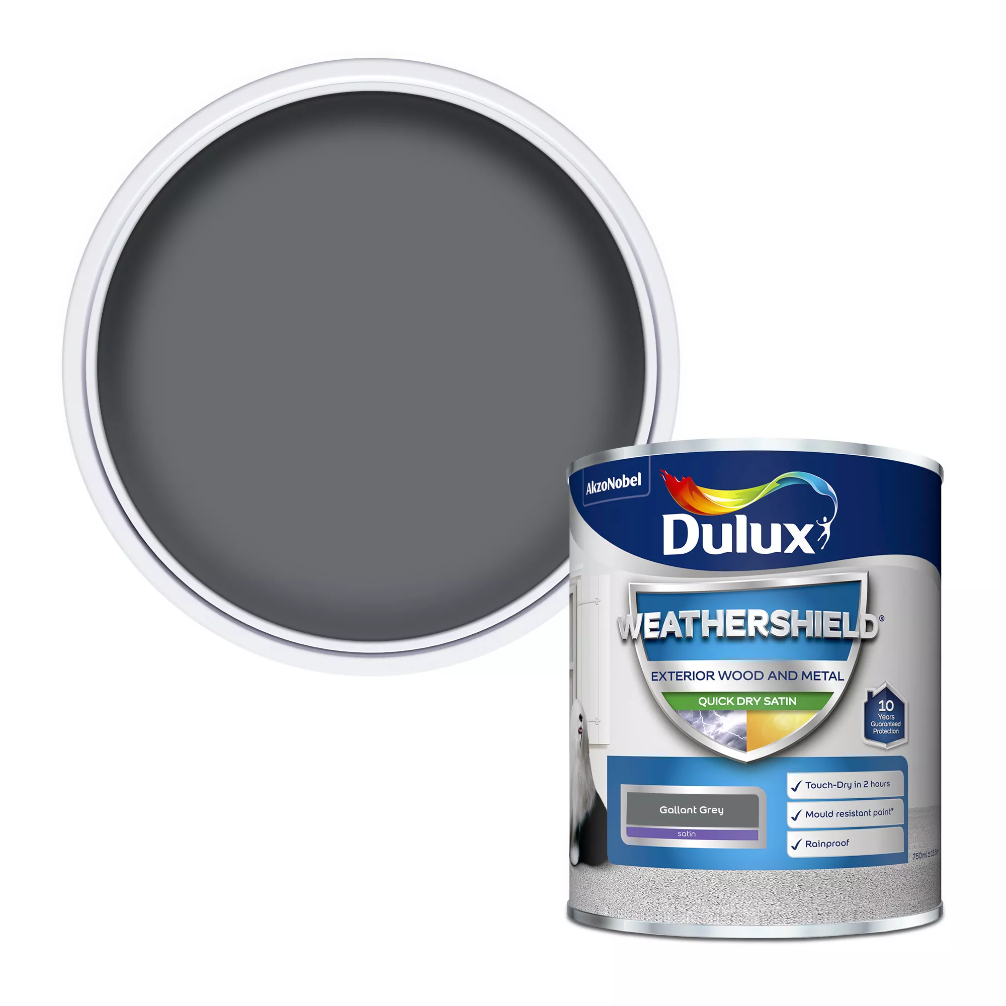 Dulux Weathershield Gallant grey Satinwood Exterior Metal & wood paint, 750ml Dulux Weathershield Gallant Grey Satinwood Exterior Metal & Wood Paint, 750ml -Trade Point Sale Shop dulux weathershield gallant grey satinwood exterior metal wood paint 750ml5010212556450 02c bq