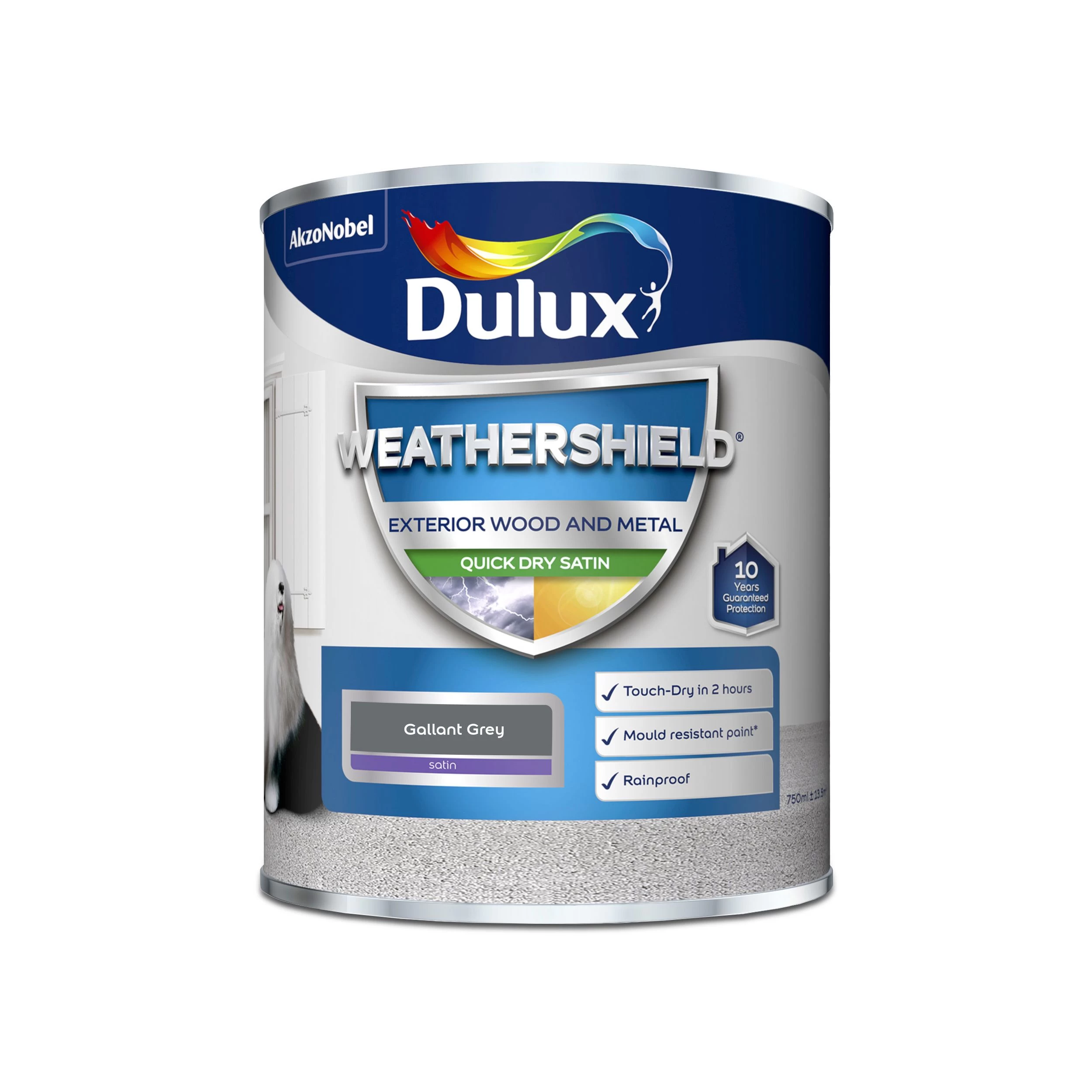 Dulux Weathershield Gallant grey Satinwood Exterior Metal & wood paint, 750ml Dulux Weathershield Gallant Grey Satinwood Exterior Metal & Wood Paint, 750ml -Trade Point Sale Shop dulux weathershield gallant grey satinwood exterior metal wood paint 750ml5010212556450 08c bq