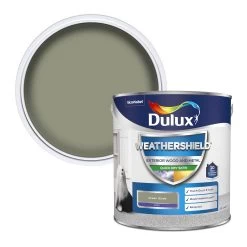 Dulux Weathershield Green Glade Satinwood Exterior Metal & Wood Paint, 2.5L