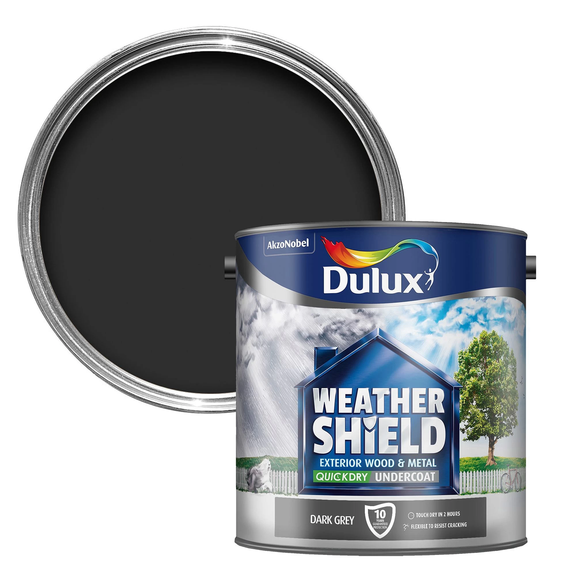 Dulux Weathershield Grey Metal & wood Undercoat, 2.5L Dulux Weathershield Grey Metal & Wood Undercoat, 2.5L -Trade Point Sale Shop dulux weathershield grey metal wood undercoat 2 5l5010212451632 02c bq