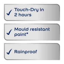 Dulux Weathershield Oxford Blue Satinwood Exterior Metal & Wood Paint, 750ml 3 Dulux Weathershield Oxford Blue Satinwood Exterior Metal & Wood Paint, 750ml -Trade Point Sale Shop dulux weathershield oxford blue satinwood exterior metal wood paint 750ml5010212556443 01t bq