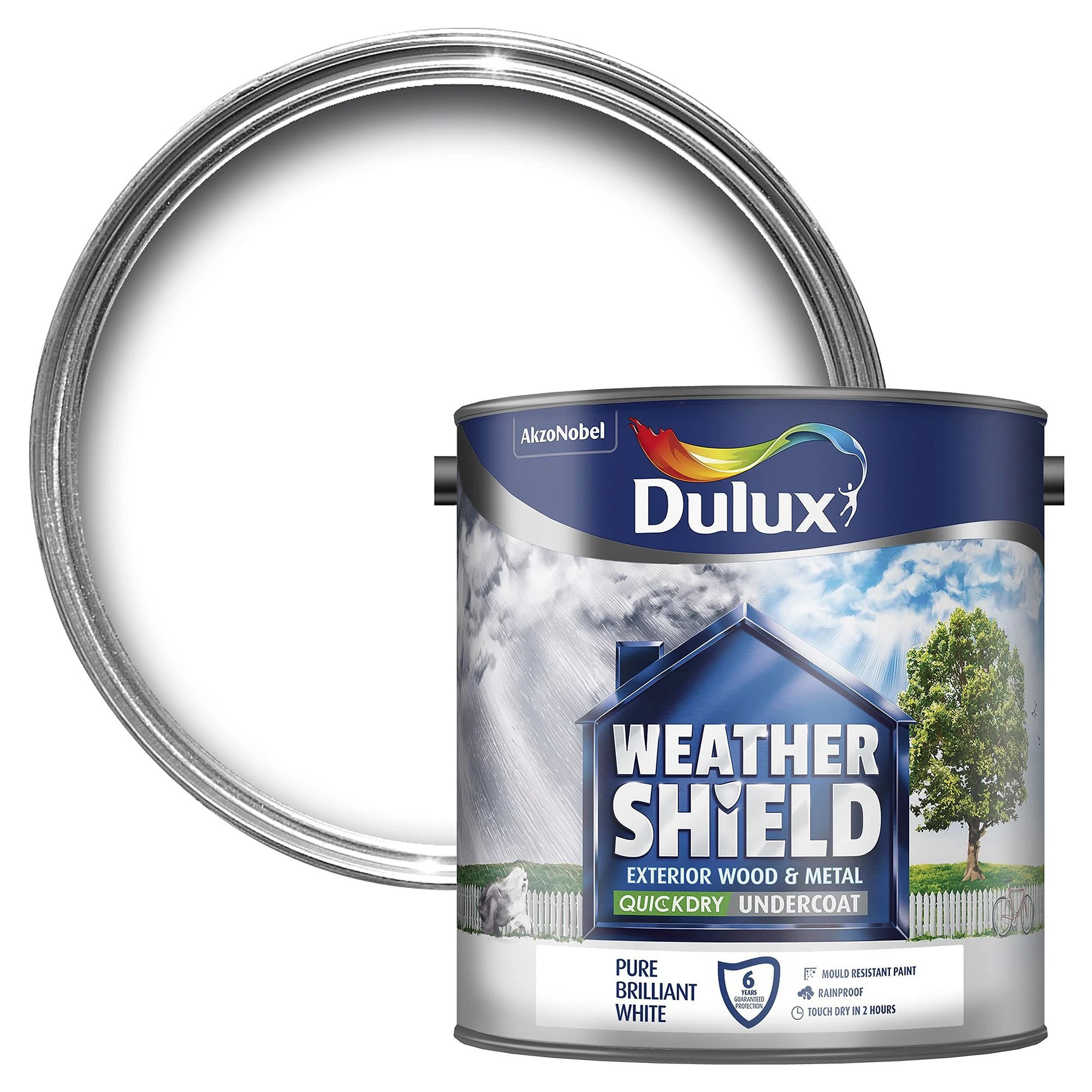 Dulux Weathershield White Wood Undercoat, 2.5L Dulux Weathershield White Wood Undercoat, 2.5L -Trade Point Sale Shop dulux weathershield white wood undercoat 2 5l5010212446782 02c bq