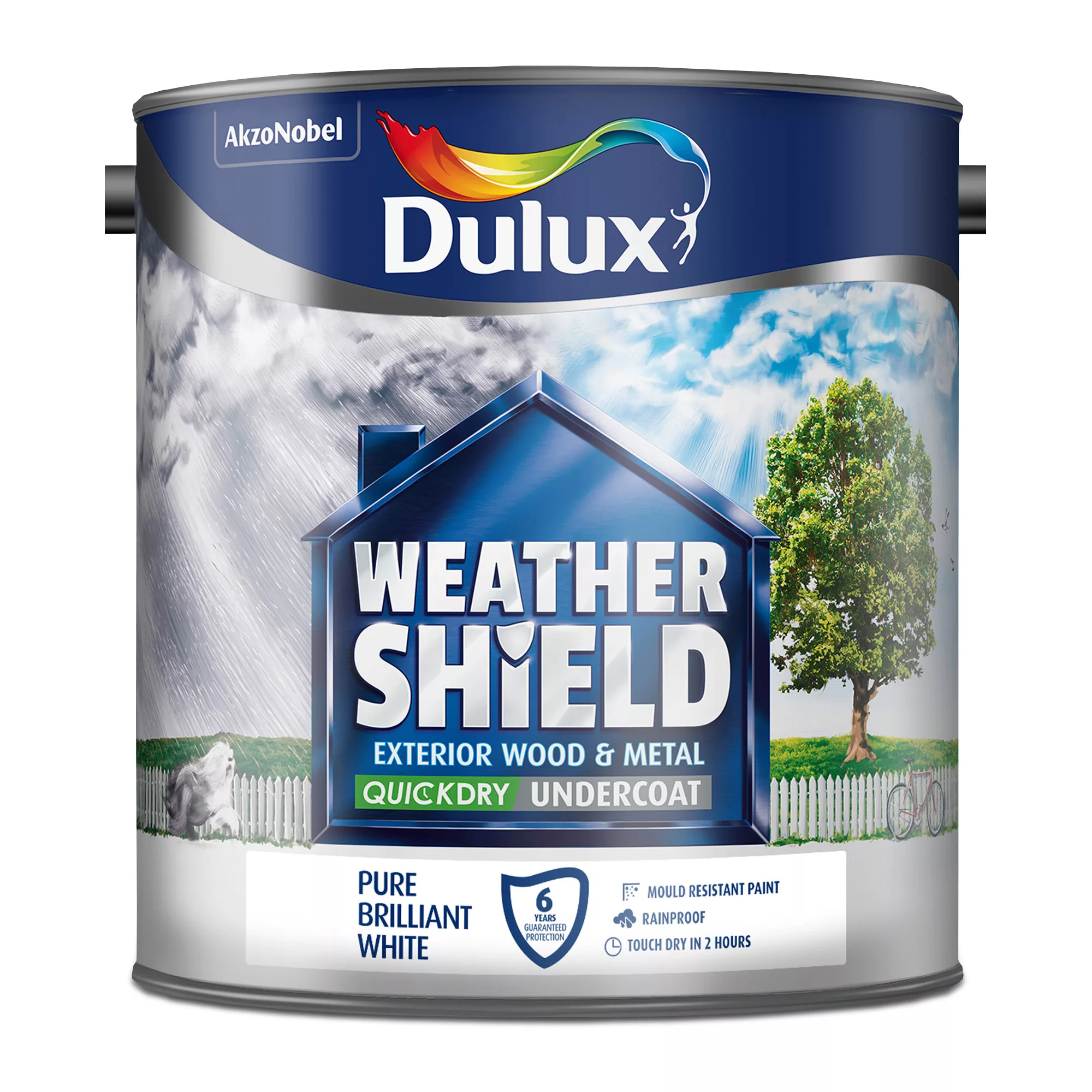 Dulux Weathershield White Wood Undercoat, 2.5L Dulux Weathershield White Wood Undercoat, 2.5L -Trade Point Sale Shop dulux weathershield white wood undercoat 2 5l5010212446782 08c bq