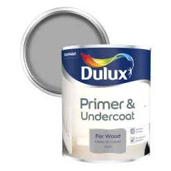 Dulux Wood Grey Wood Primer & Undercoat, 750ml