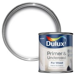 Dulux Wood White Wood Primer & Undercoat, 250ml