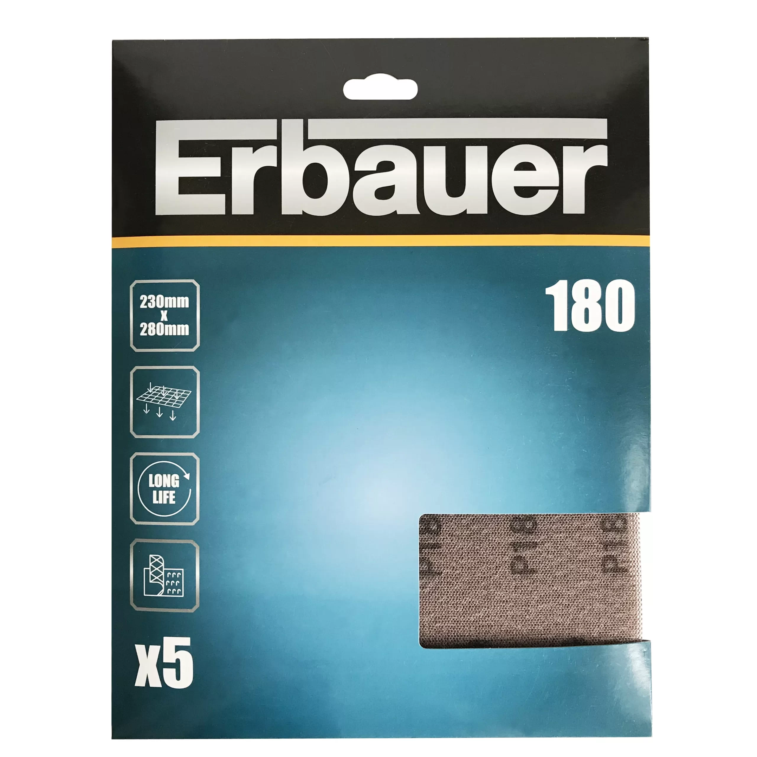 Erbauer 180 grit Extra fine Metal, paint, plaster & wood Hand sanding sheet, Pack of 5 Erbauer 180 Grit Extra Fine Metal, Paint, Plaster & Wood Hand Sanding Sheet, Pack Of 5 -Trade Point Sale Shop erbauer 180 grit extra fine metal paint plaster wood hand sanding sheet pack of 53663602446347 08c scaled