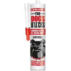 Evo-Stik Dogs B*ll*cks Crystal Skirting Board Grab Adhesive & Sealant 290ml