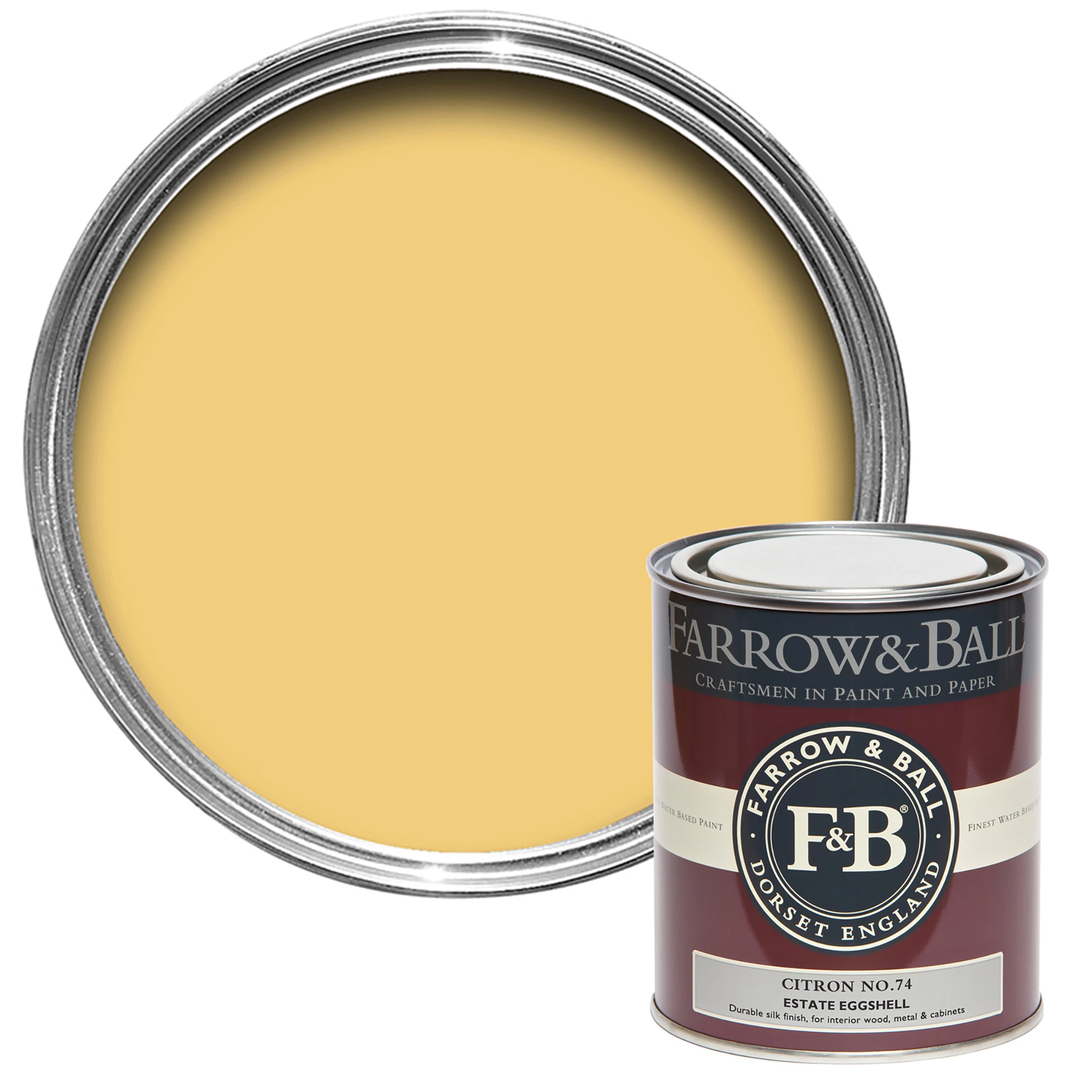 Farrow & Ball Estate Citron No.74 Eggshell Paint, 750ml Farrow & Ball Estate Citron No.74 Eggshell Paint, 750ml -Trade Point Sale Shop farrow ball estate citron no 74 eggshell paint 750ml5029496737479 02c bq