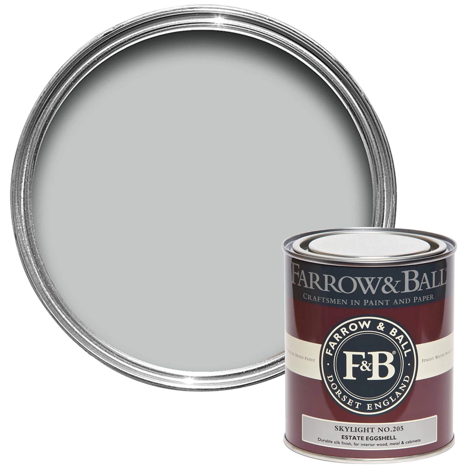 Farrow & Ball Estate Skylight No.205 Eggshell Paint, 750ml Farrow & Ball Estate Skylight No.205 Eggshell Paint, 750ml -Trade Point Sale Shop farrow ball estate skylight no 205 eggshell paint 750ml5029496750577 02c bq