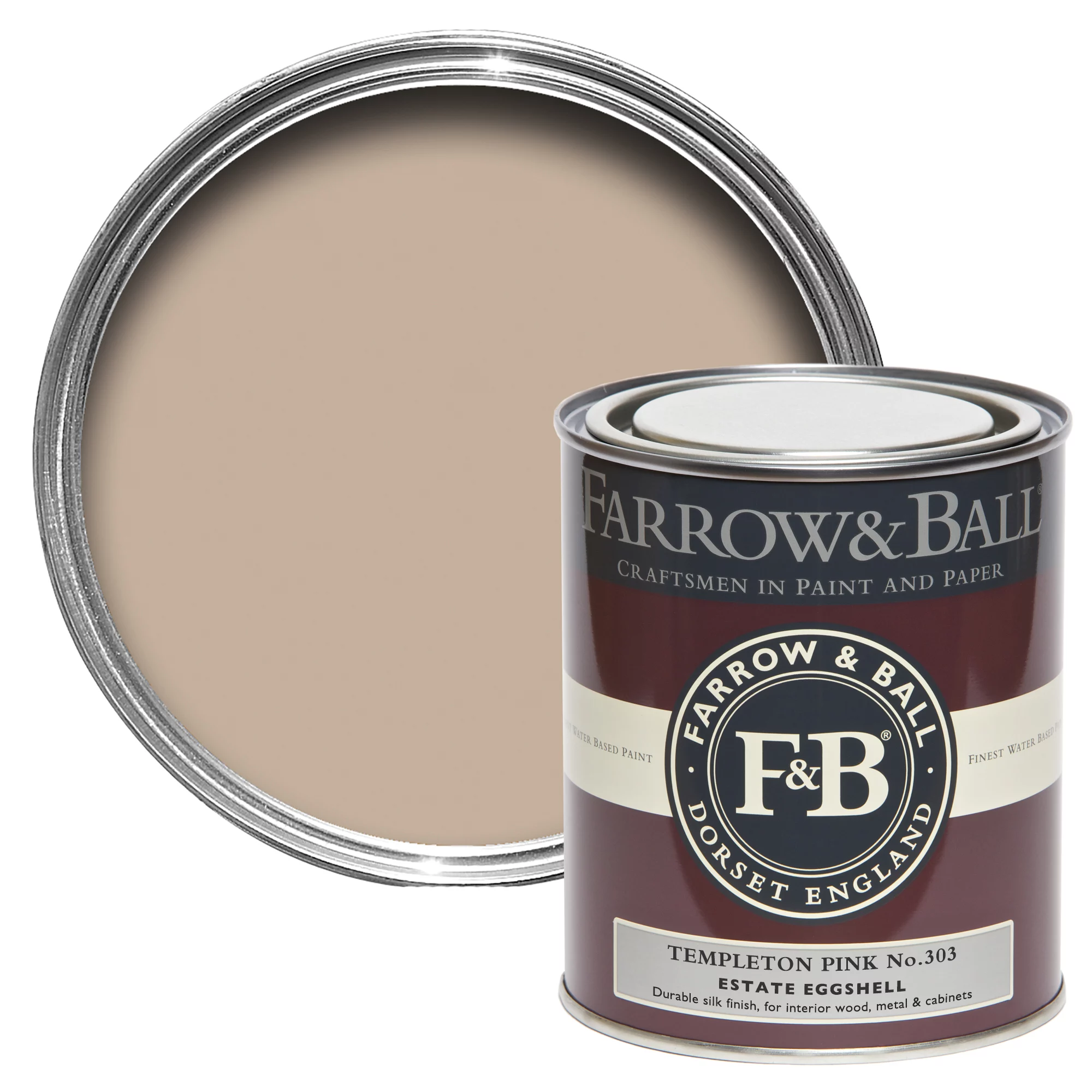 Farrow & Ball Estate Templeton Pink No.303 Eggshell Paint, 750ml Farrow & Ball Estate Templeton Pink No.303 Eggshell Paint, 750ml -Trade Point Sale Shop farrow ball estate templeton pink no 303 eggshell paint 750ml5029496008173 21c bq